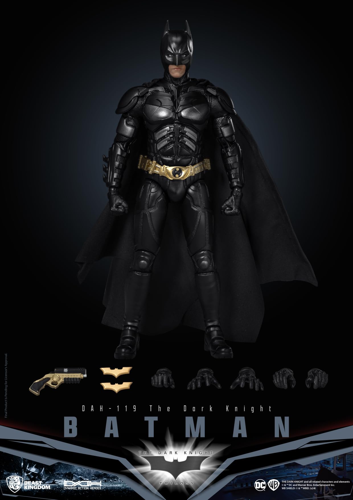 Beast Kingdom Batman ダークナイト フィギュア バットマン Amazon.co.jp: バットマン(ダークナイト) DAH-119 ダイナミック8分割